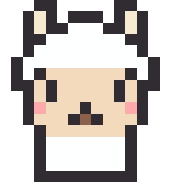アルパカのドット絵