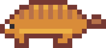 アンキロサウルスのドット絵