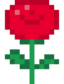 バラのドット絵