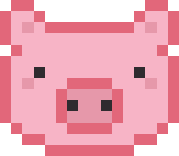 ぶたのドット絵