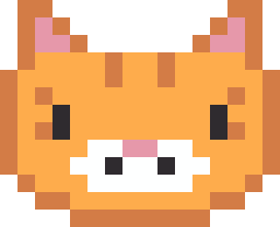 茶トラねこのドット絵