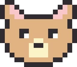 チワワのドット絵