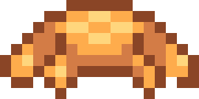 クロワッサンのドット絵