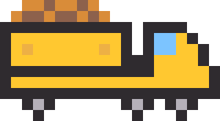 ダンプカーのドット絵