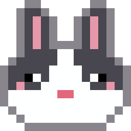 ダッチうさぎのドット絵