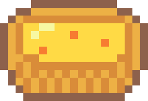 エッグタルトのドット絵