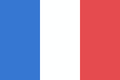 フランスの国旗のドット絵