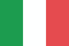 イタリアの国旗のドット絵