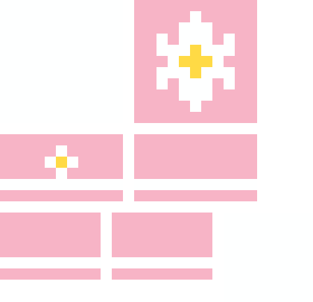 ふたつきの小物入れ(立体)のドット絵