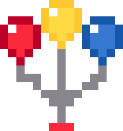 風船のドット絵