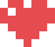 小さいハートのドット絵