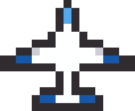 飛行機のドット絵