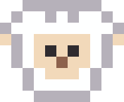 小さいひつじ（2027年の干支）のドット絵