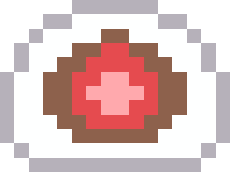 いちご大福のドット絵