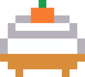 小さい鏡もちのドット絵