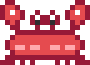 カニのドット絵
