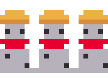 笠地蔵のドット絵