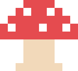 小さいきのこのドット絵