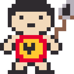金太郎のドット絵