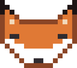 きつねのドット絵