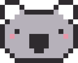 コアラのドット絵