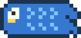 こいのぼりのドット絵