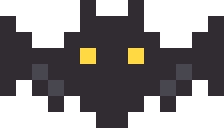 こうもり（ミニ）のドット絵