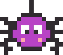 クモのドット絵