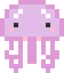 クラゲのドット絵
