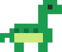 小さい恐竜のドット絵