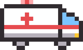 救急車のドット絵