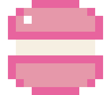 マカロンのドット絵