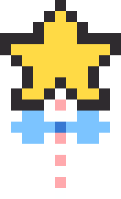 魔法のステッキのドット絵