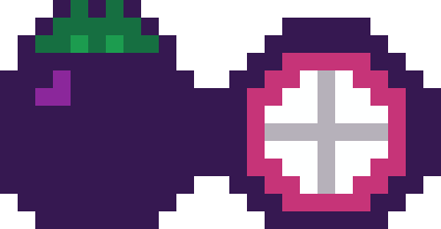 マンゴスチンのドット絵