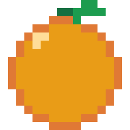 みかんのドット絵