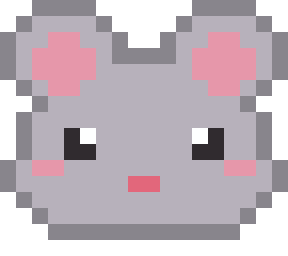 ねずみ（子・干支）のドット絵