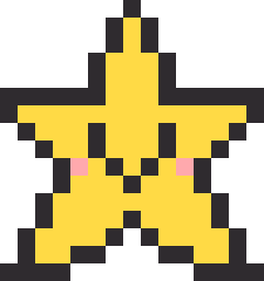 にこにこ星のドット絵