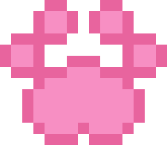 肉球のドット絵