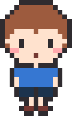 男の子のドット絵