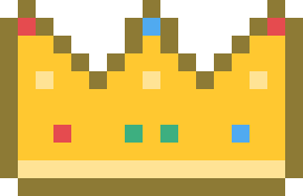 王冠のドット絵