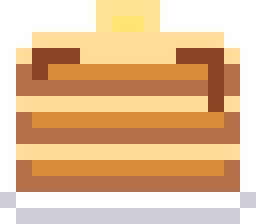 ホットケーキのドット絵