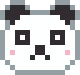 パンダのドット絵
