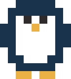 小さいペンギンのドット絵