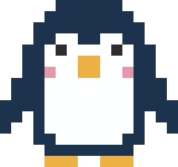 ペンギンのドット絵