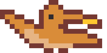 プテラノドンのドット絵