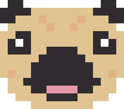 パグのドット絵