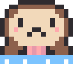 ラッコのドット絵