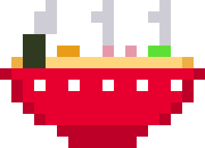 ラーメンのドット絵