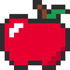 りんごのドット絵