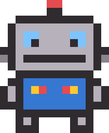 ロボットのドット絵
